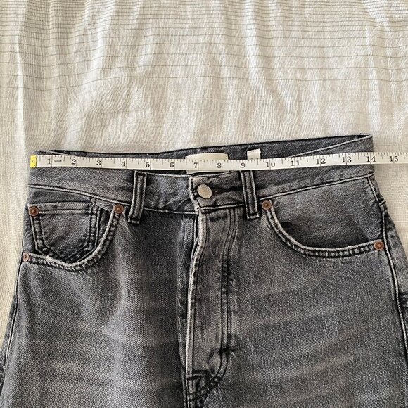 House of Dagmar Gray Straight Leg Jeans - Picture 5 of 10